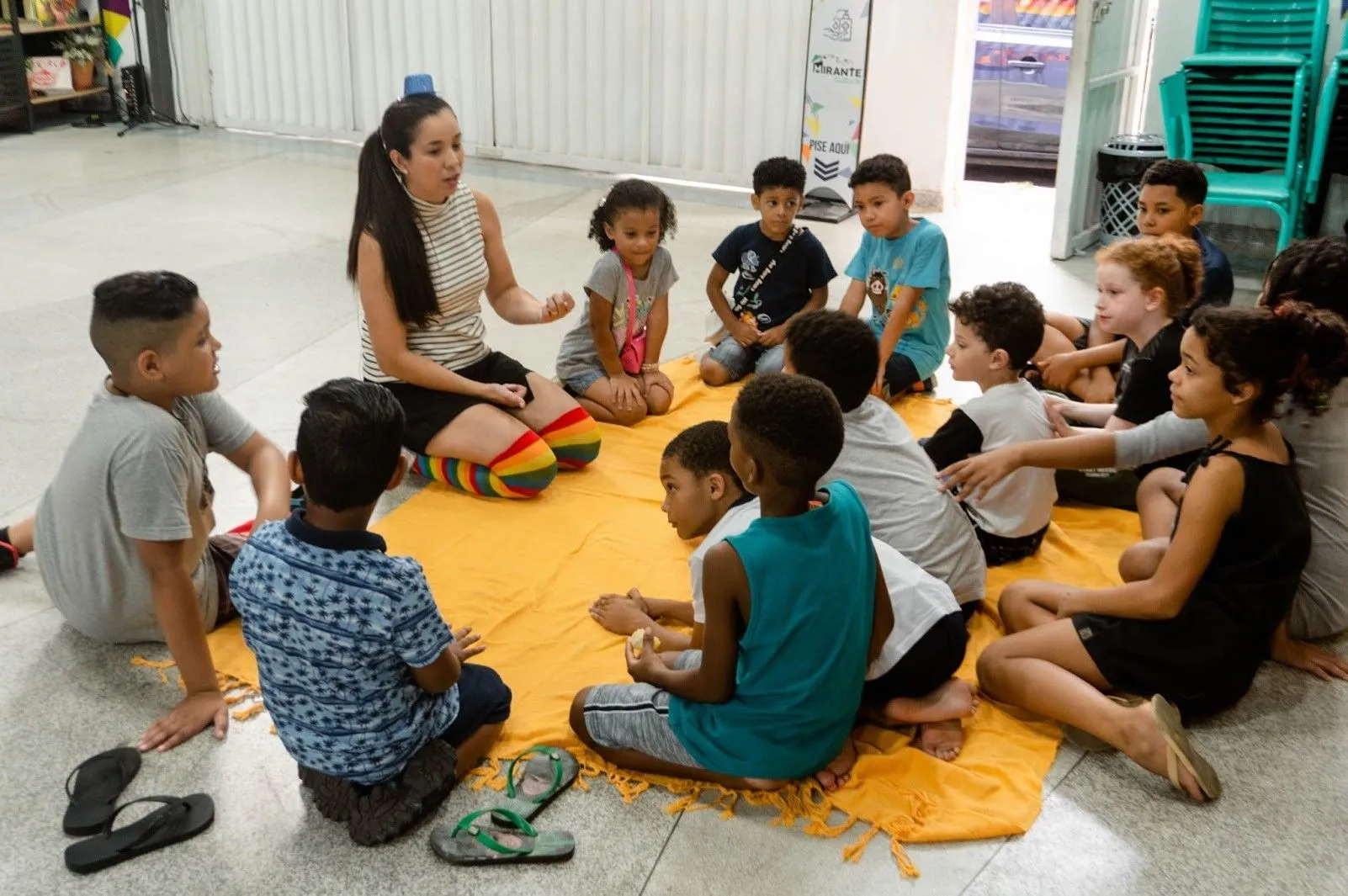 Atividade no Centro de Arte, Educação e Cultura